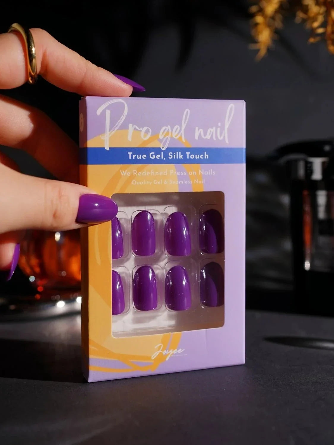 Grape Jam Reusable Press On Nails