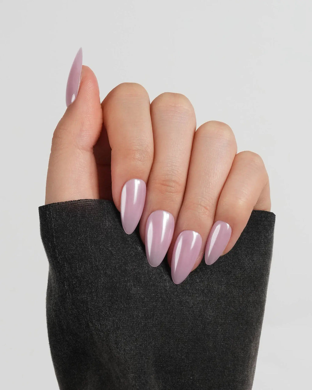 Chrome Barbie Pink Reusable Press On Nails