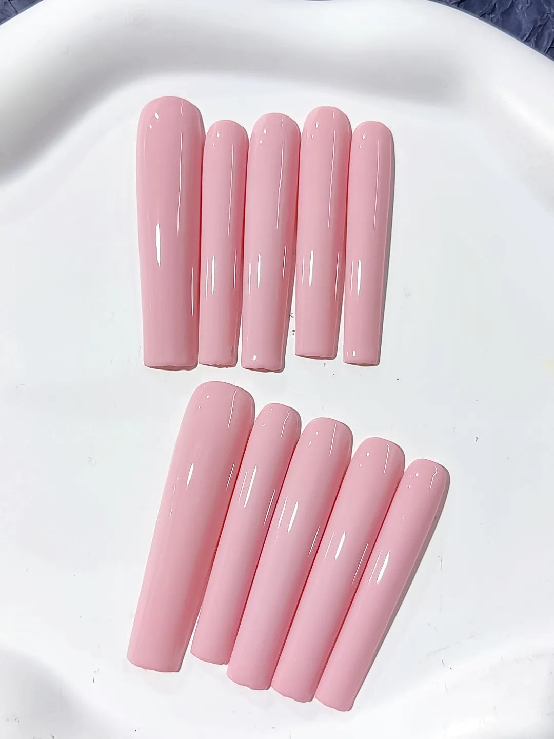 Long Pink Square Solid color