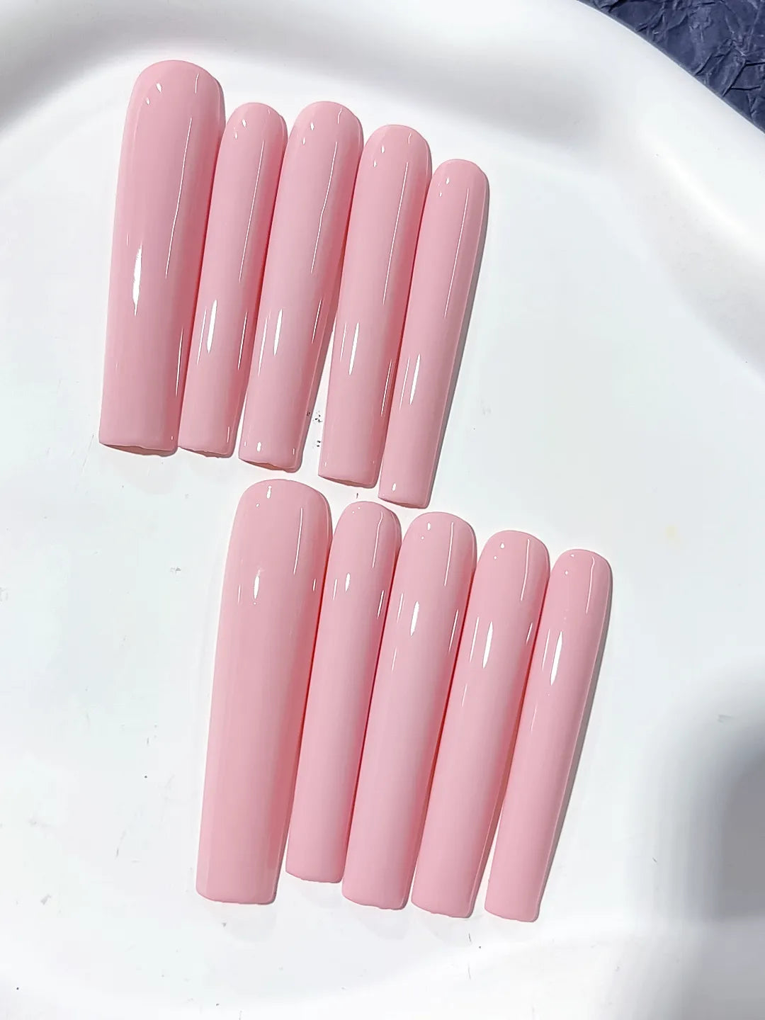 Long Pink Square Solid color