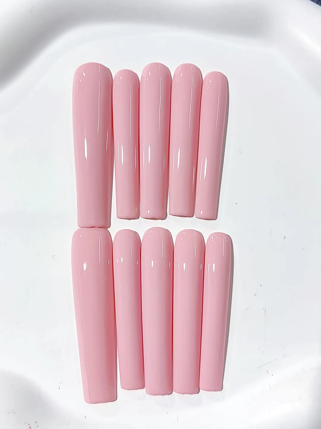 Long Pink Square Solid color