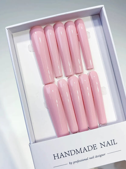 Long Pink Square Solid color