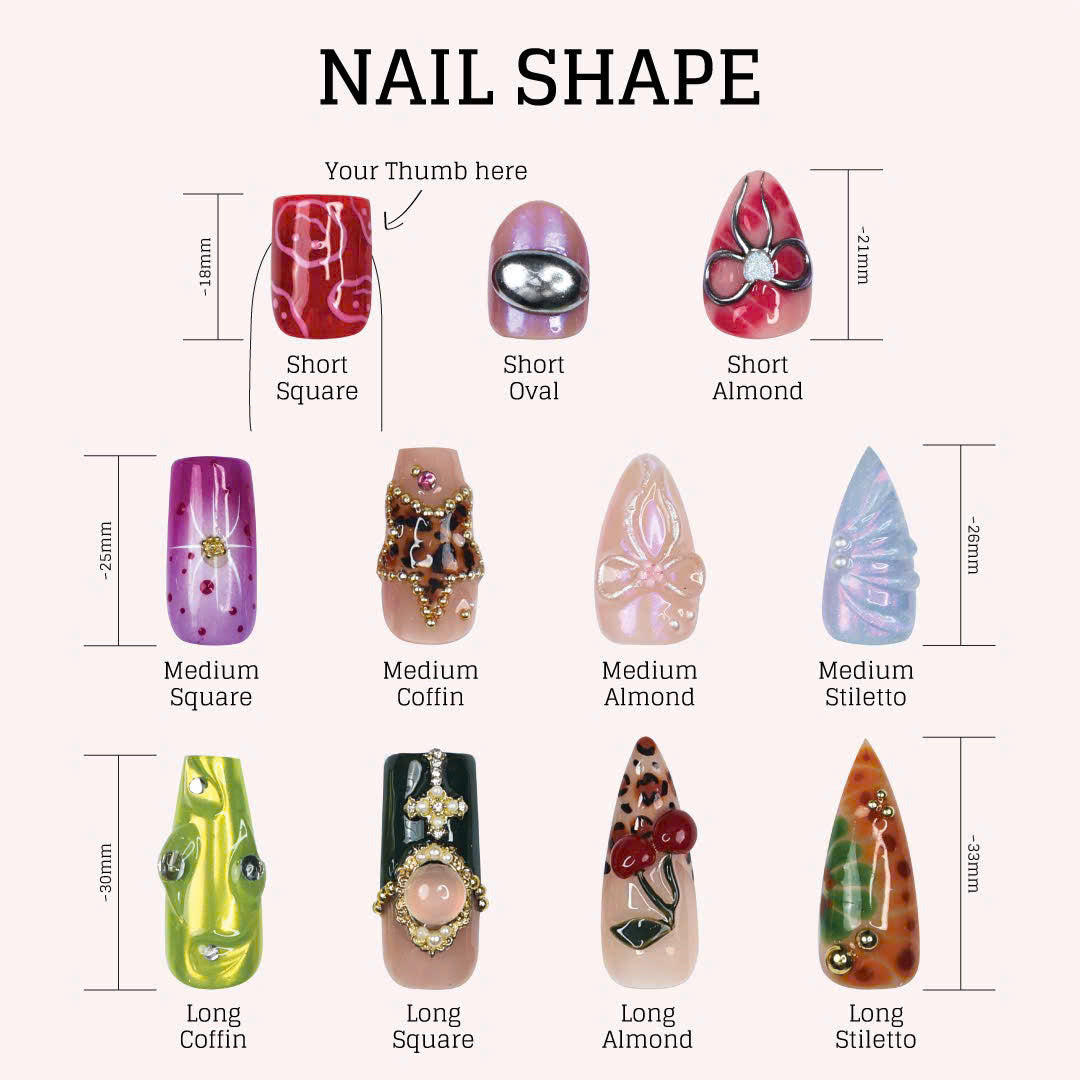 Harvest Tortoiseshell 3D Floral Nude Red Press On Nails