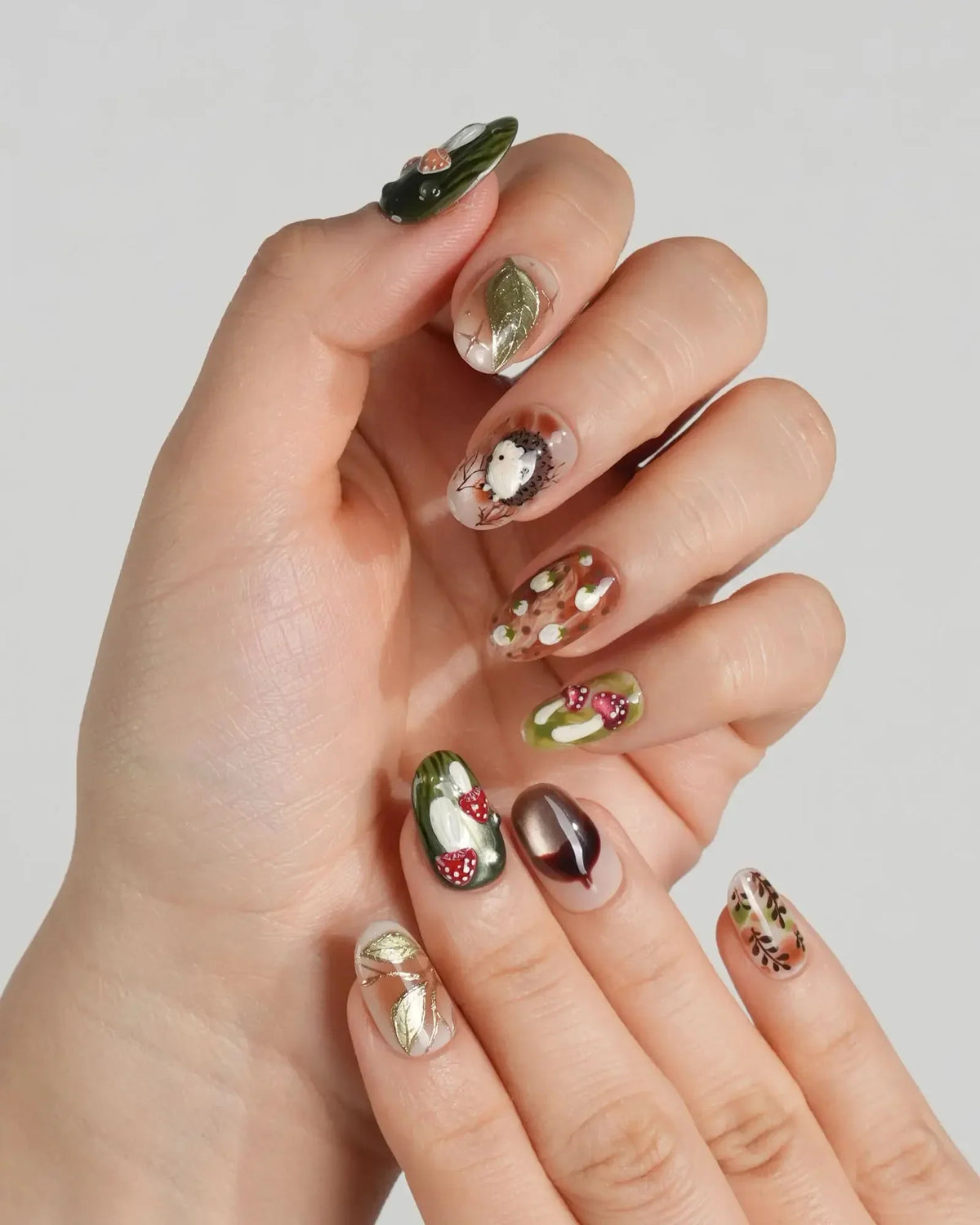 Autumn Tales Reusable Press On Nails