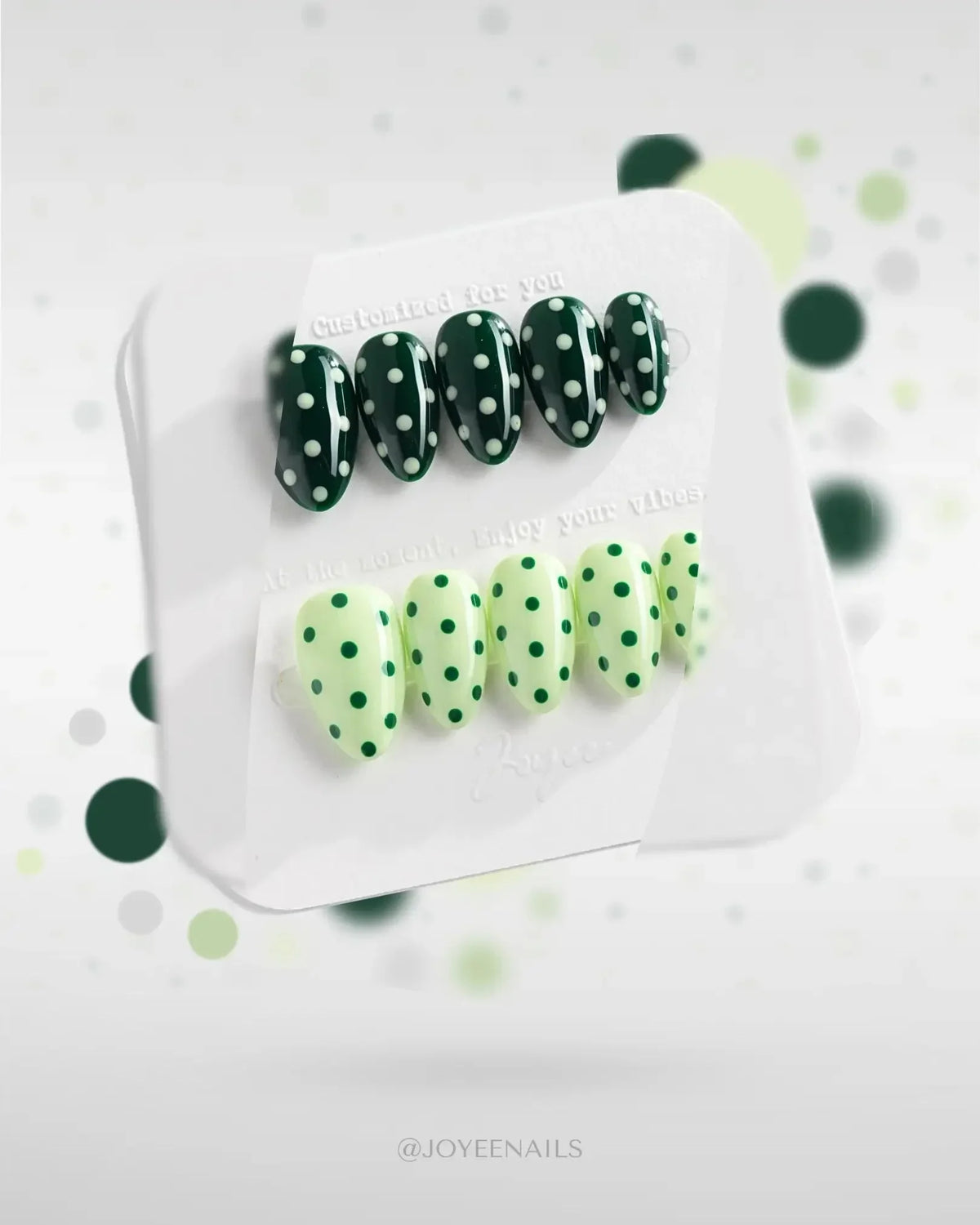 Avocado Shake Reusable Press On Nails