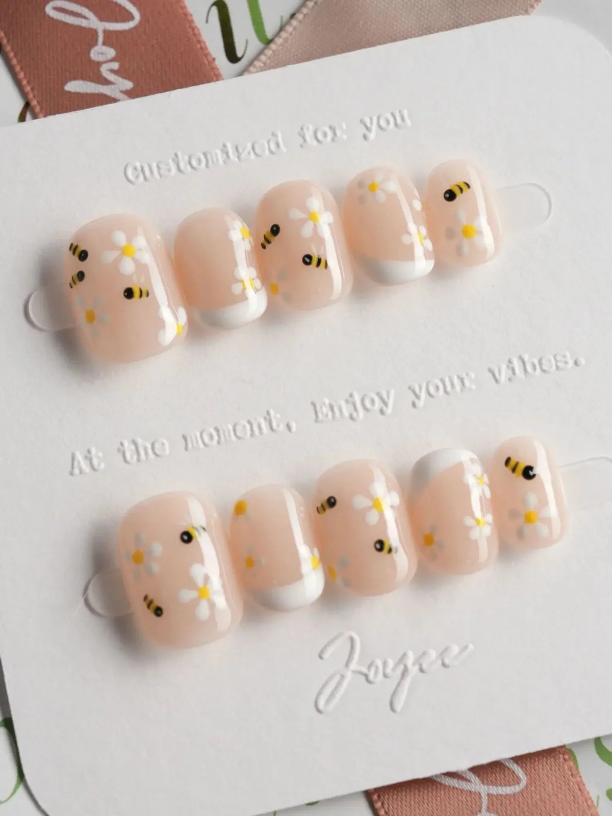 Beebee Nail Art Reusable Press On Nails