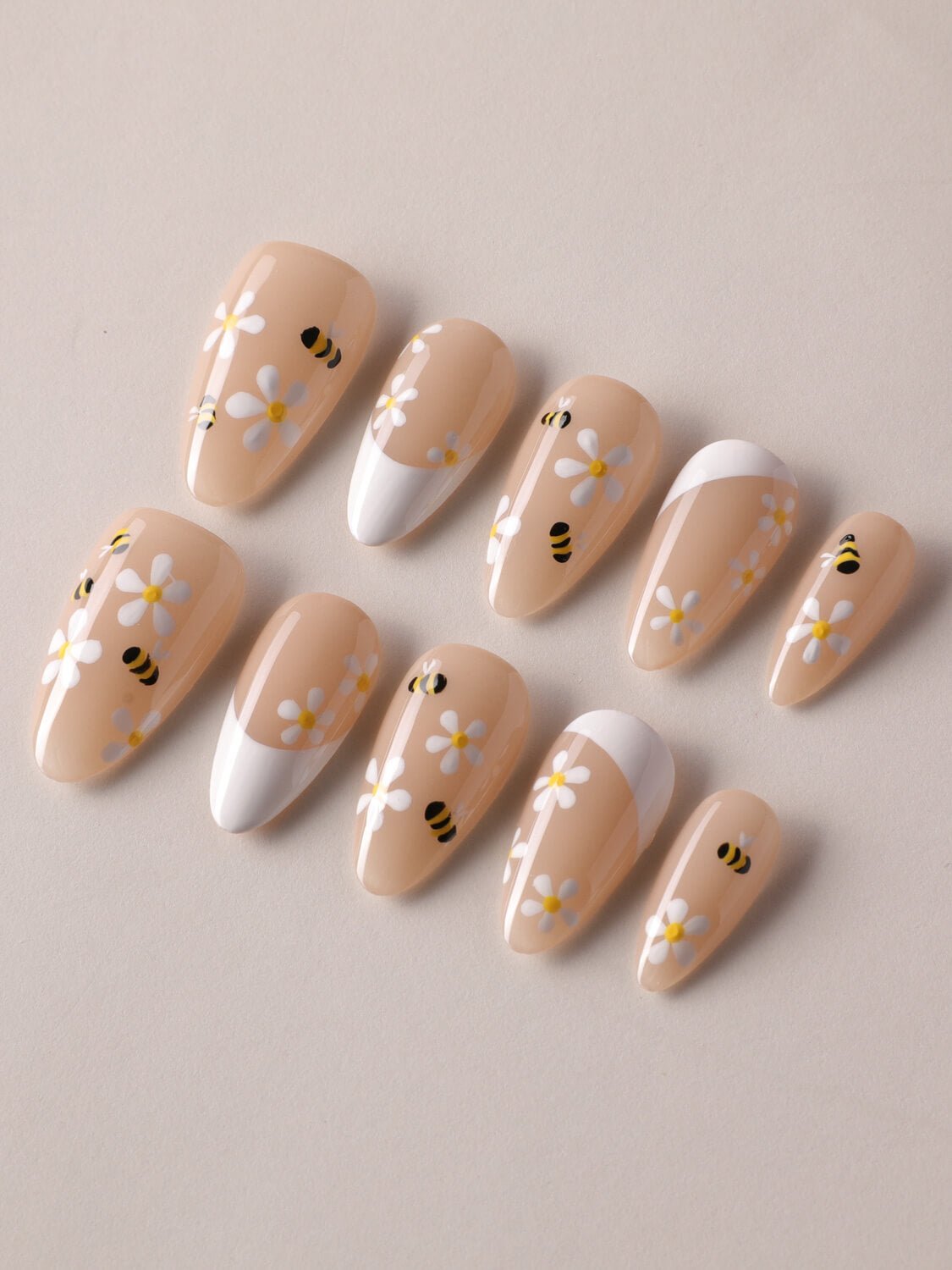 Beebee Nail Art Reusable Press On Nails