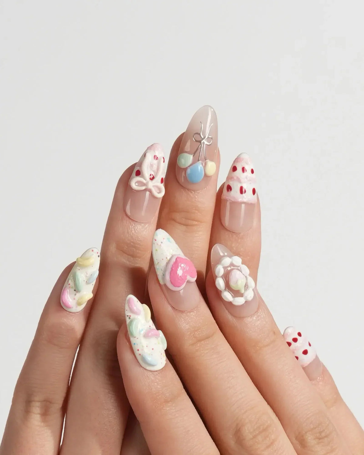 Birthday Party Reusable Press On Nails