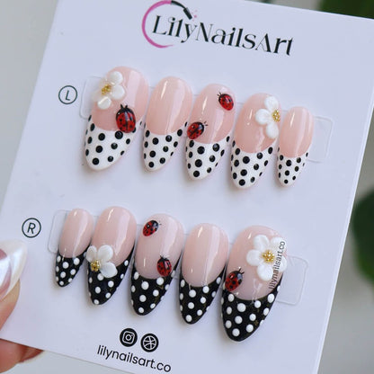 Bloom & Beetle Floral Handmade Press On Nails