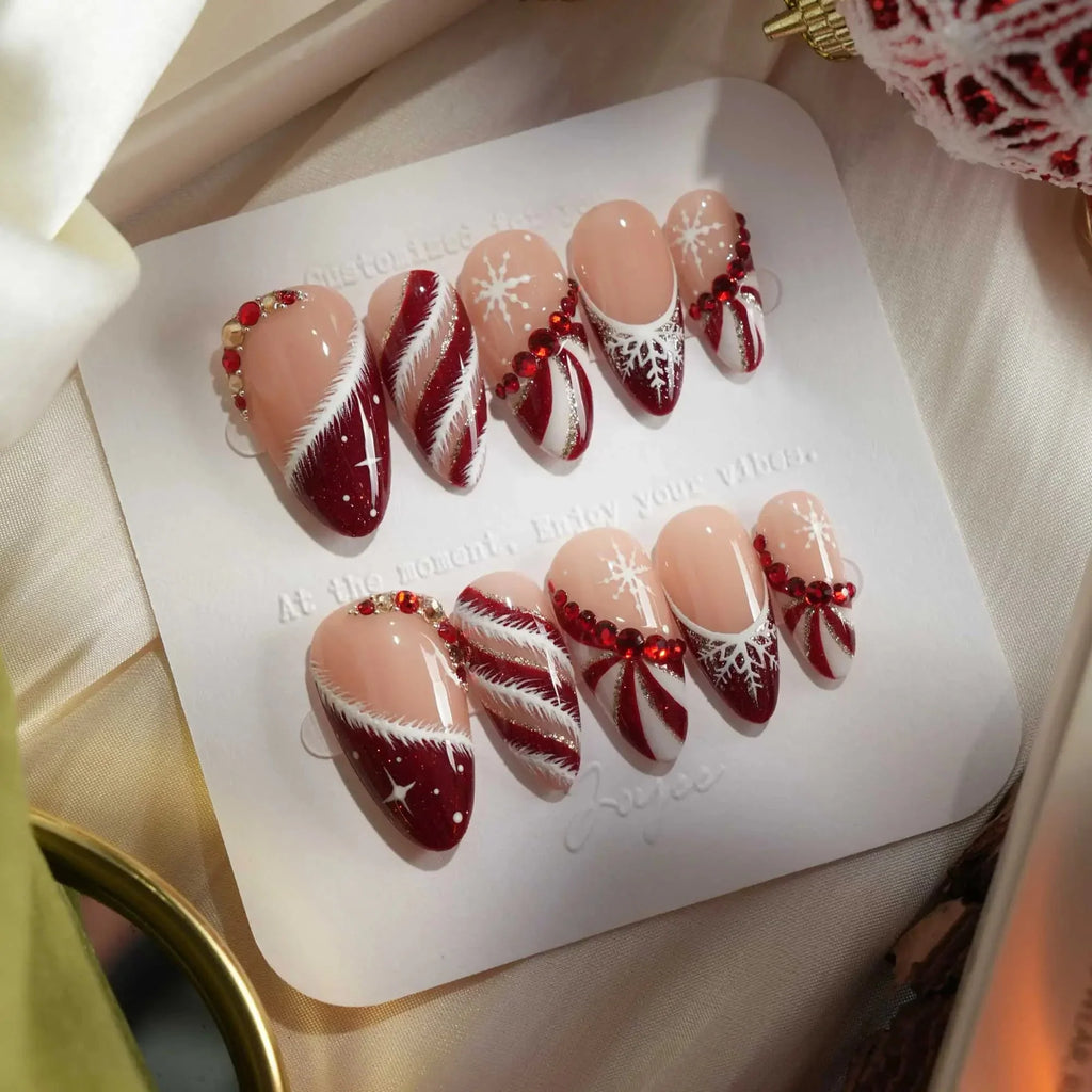 Broadway Rouge Reusable Press On Nails