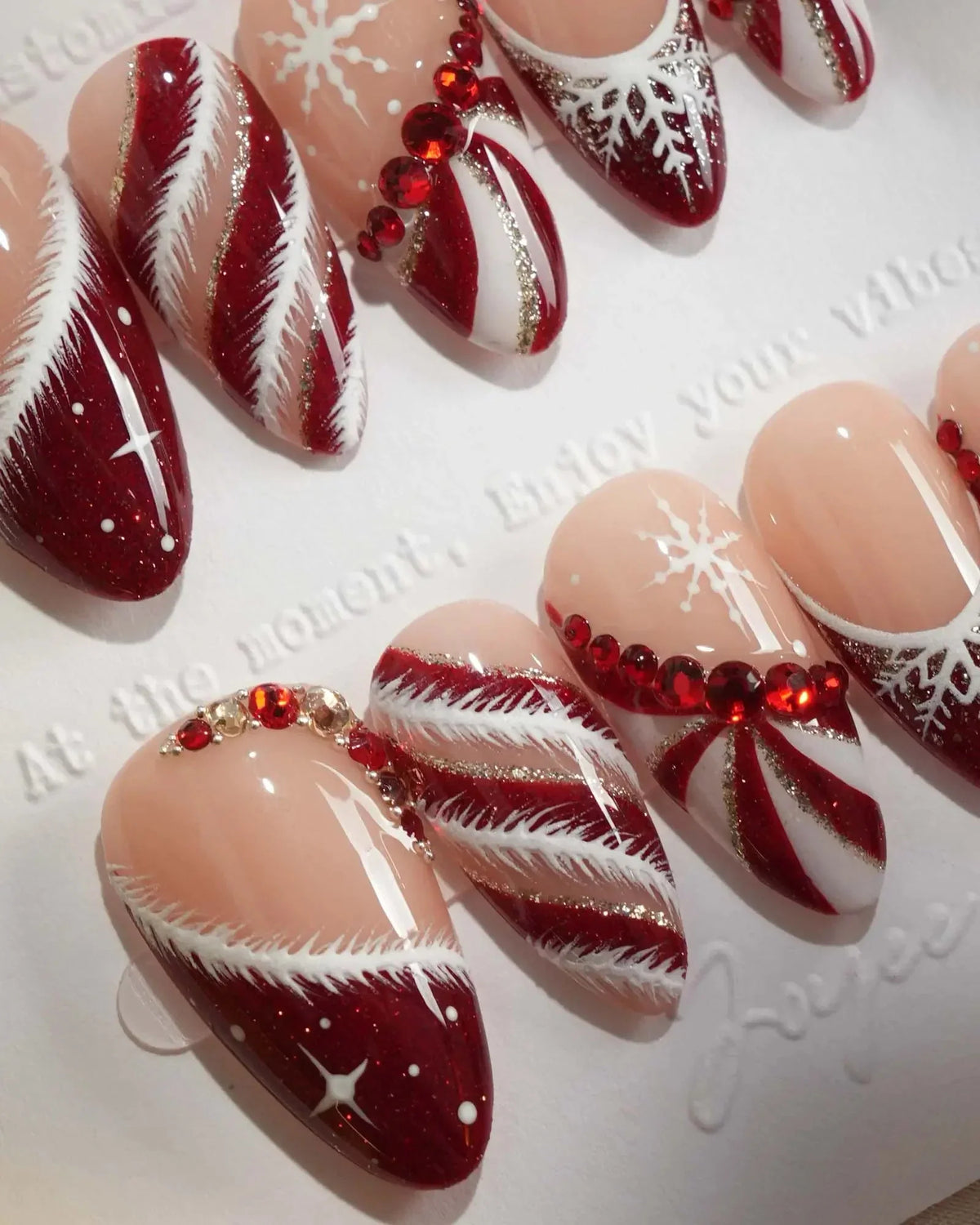 Broadway Rouge Reusable Press On Nails