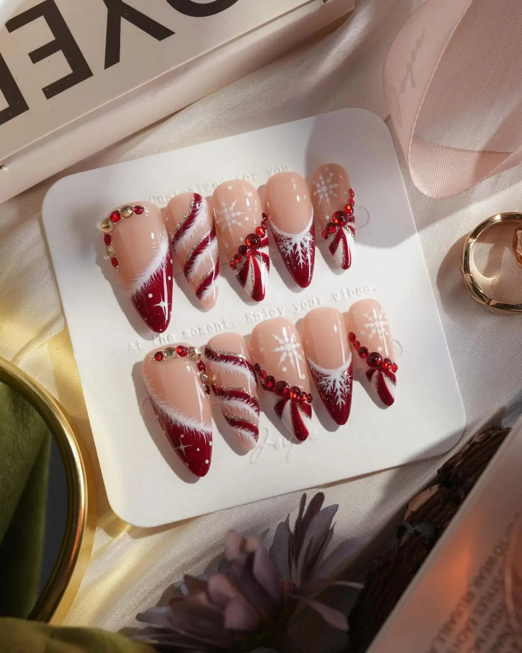 Broadway Rouge Reusable Press On Nails