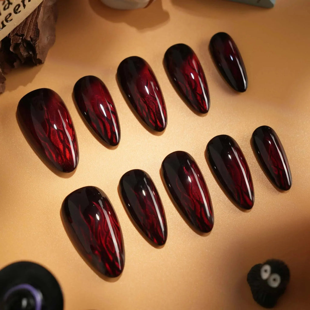 Burn Reusable Press On Nails