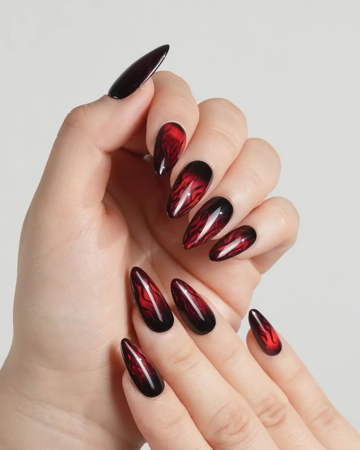 Burn Reusable Press On Nails