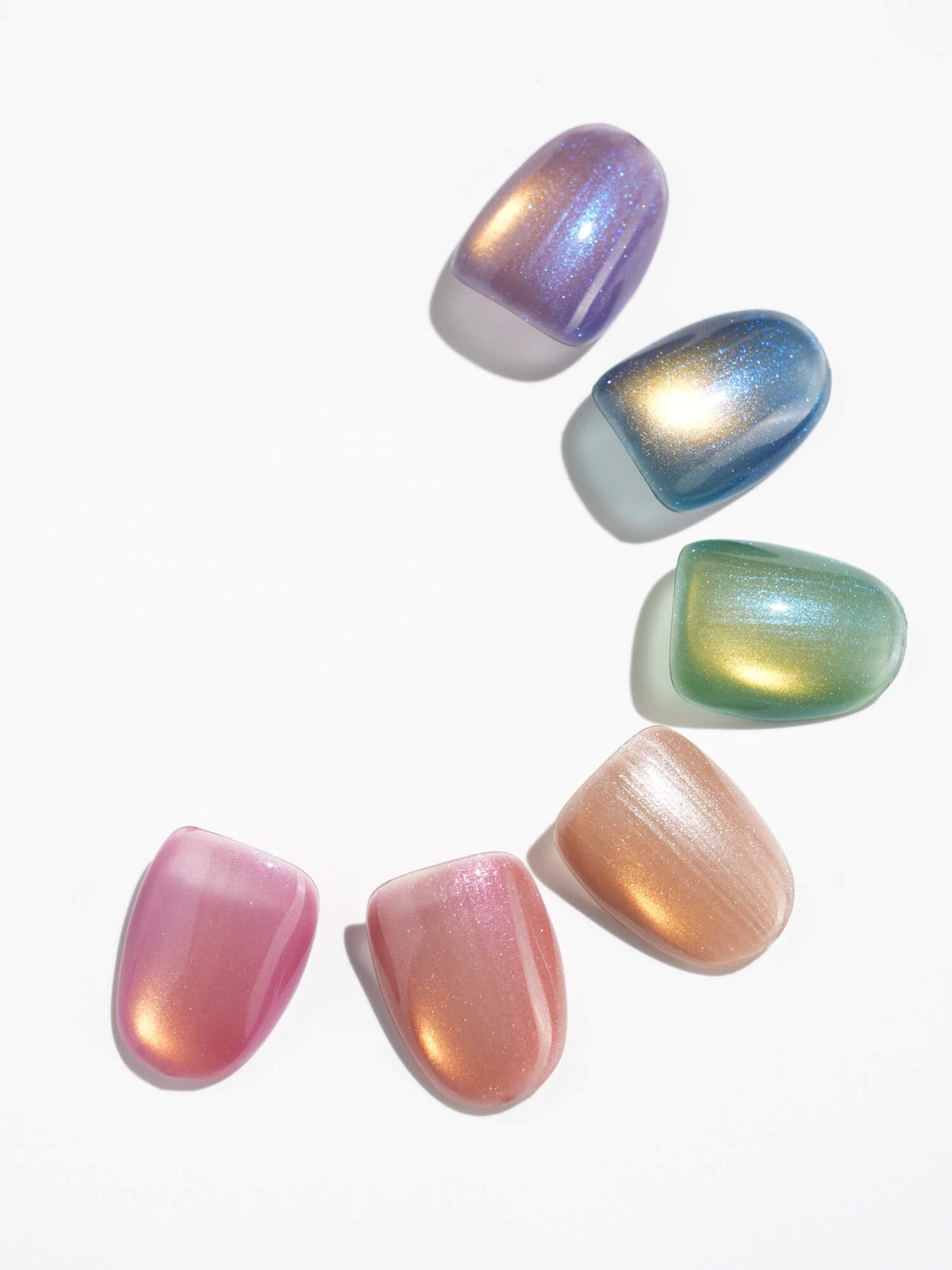 Cat Eye glass Pure Edition Reusable Press On Nails