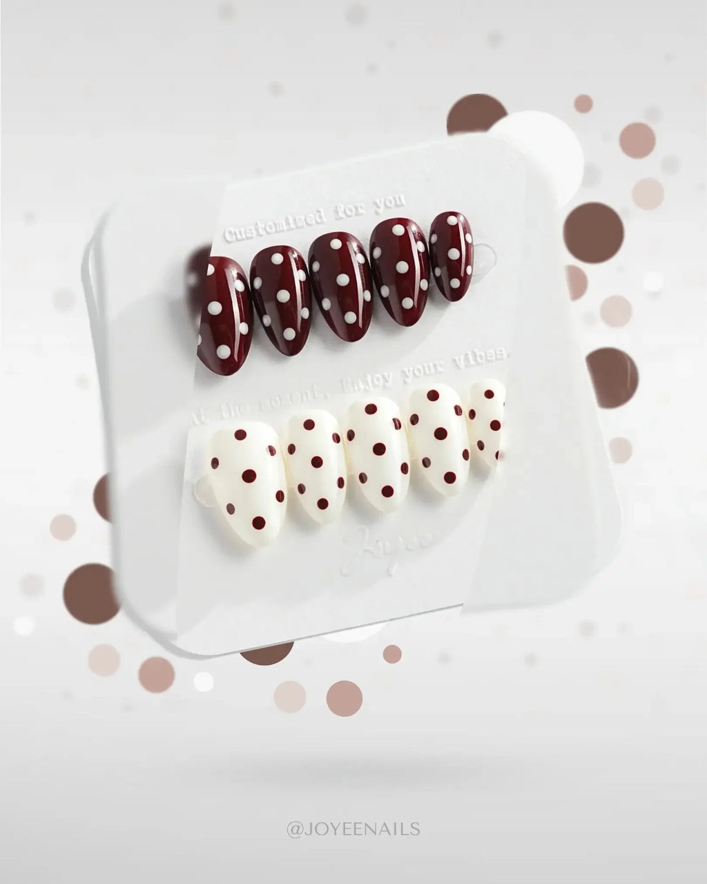 Choco Pop Reusable Press On Nails