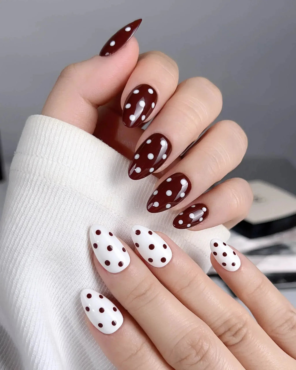 Choco Pop Reusable Press On Nails