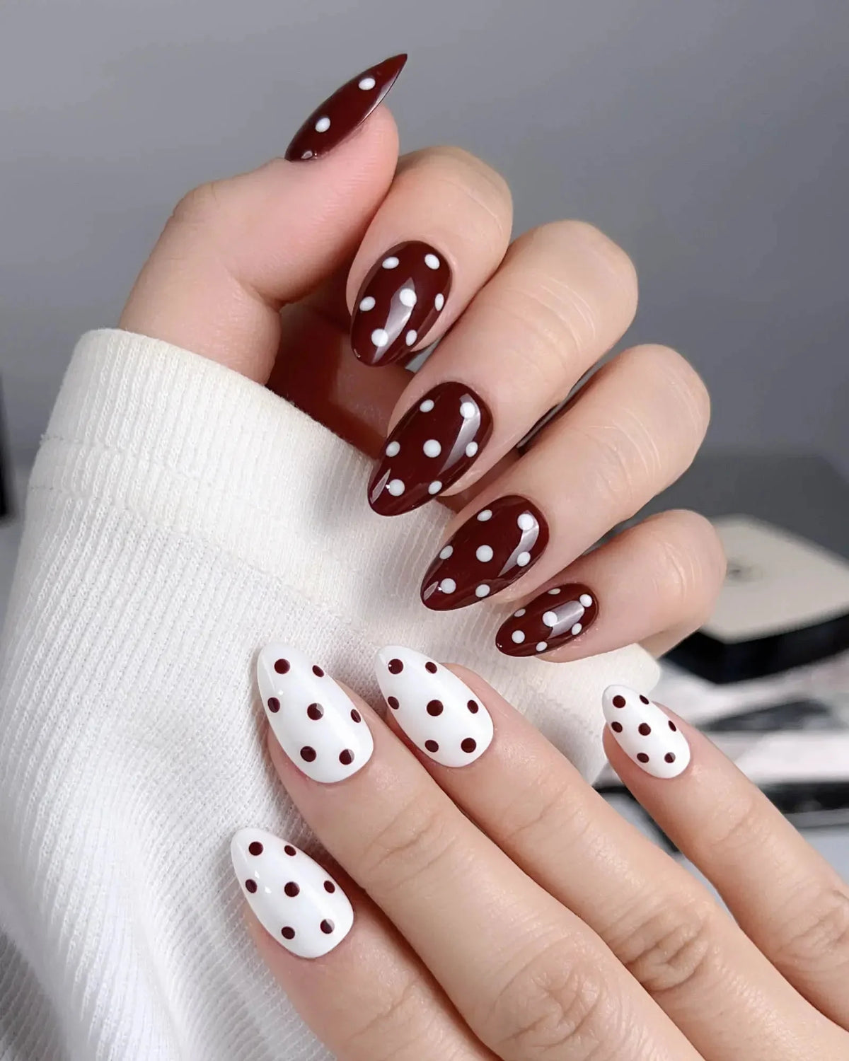 Choco Pop Reusable Press On Nails
