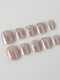 Chrome Wings Reusable Press On Nails