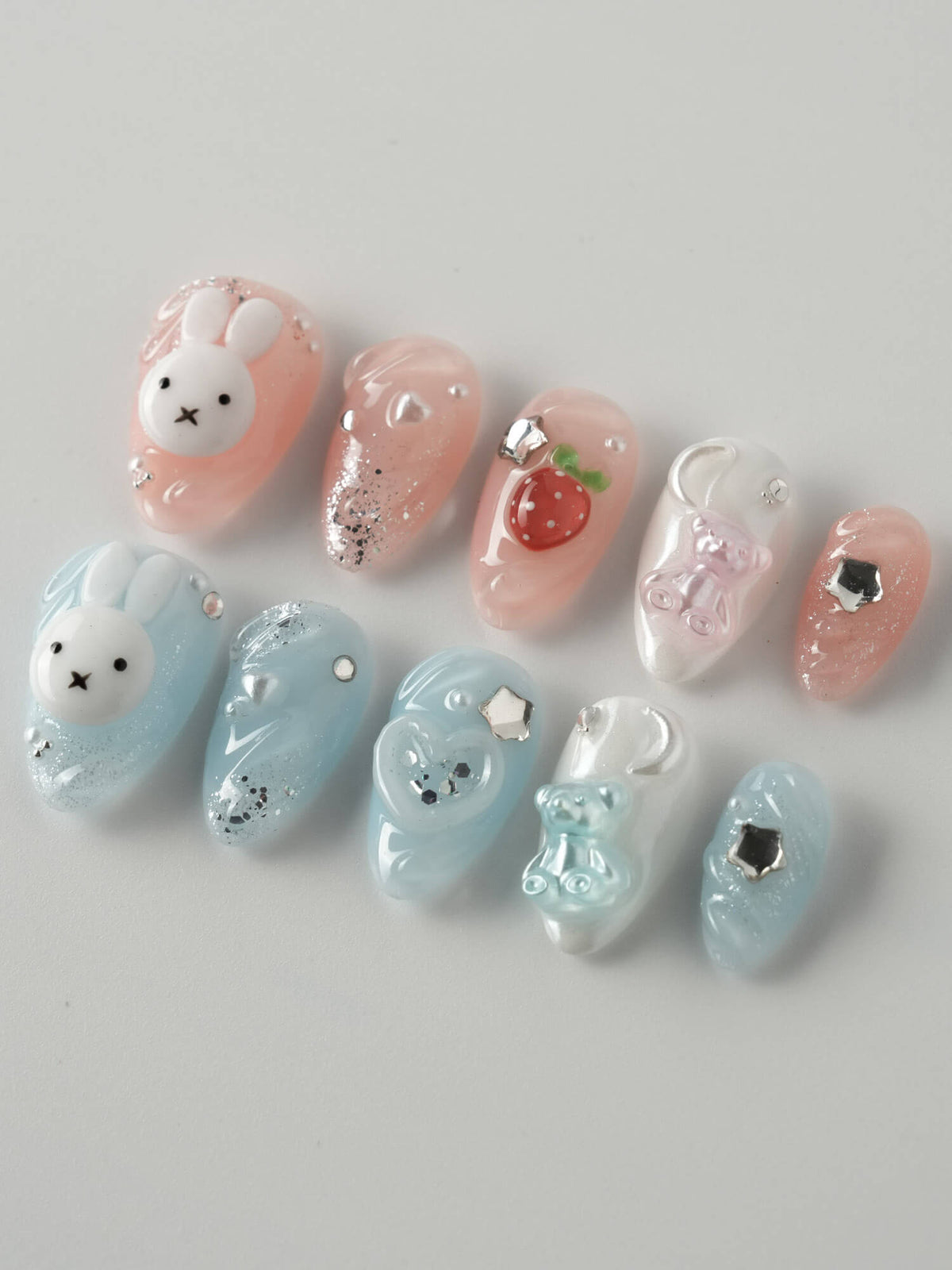Cindy Miffy Reusable Press On Nails