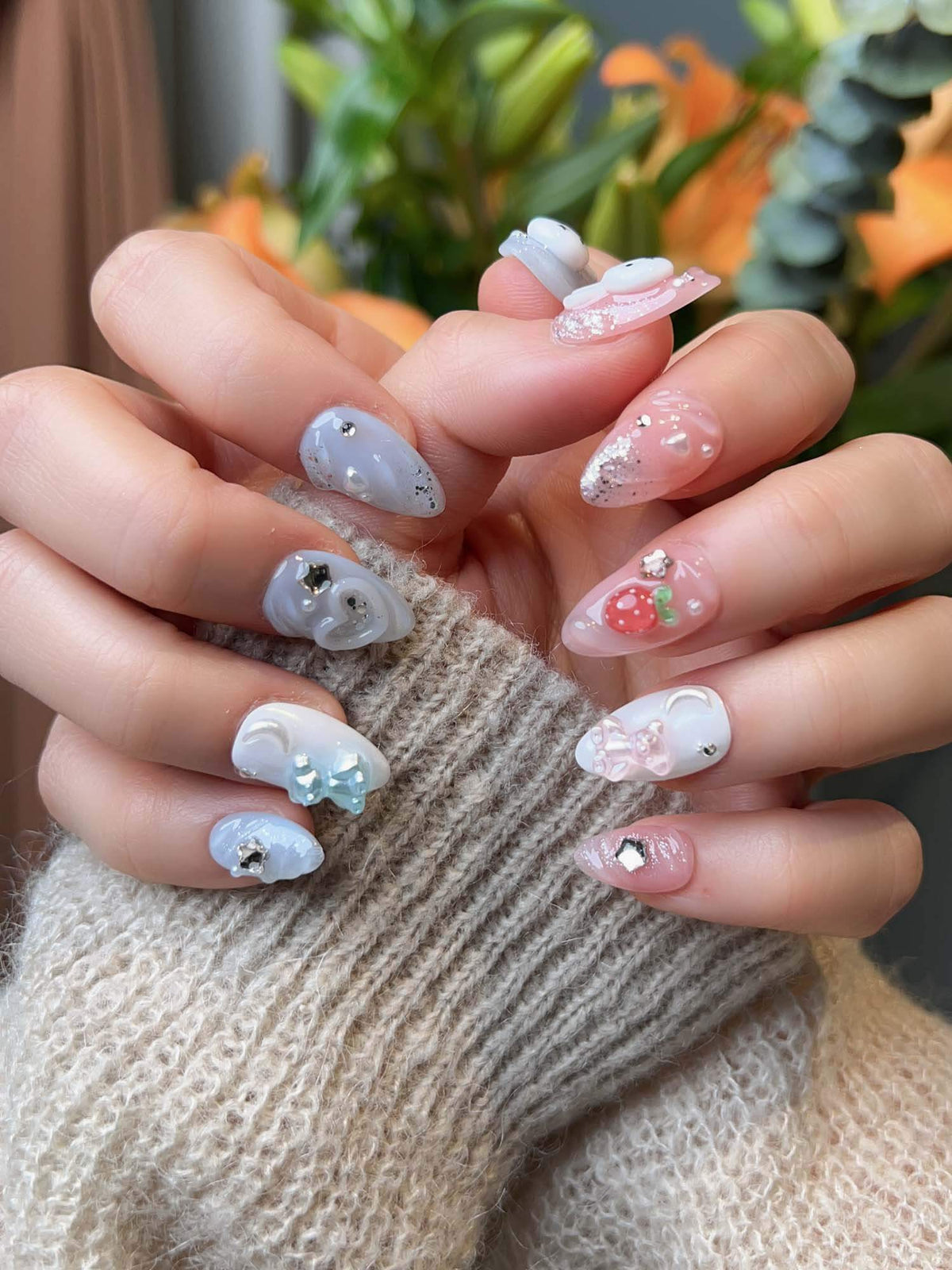 Cindy Miffy Reusable Press On Nails