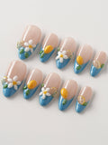Lemon Grove Reusable Press On Nails