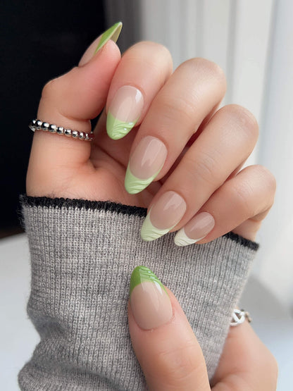 Forest Layers Reusable Press On Nails
