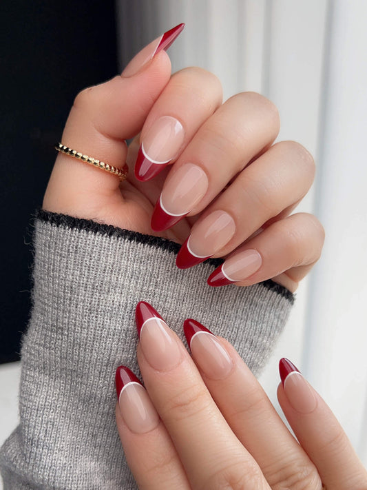 Classic Return Rose Reusable Press On Nails