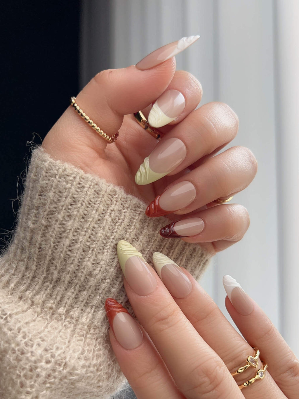 Fall Palette Reusable Press On Nails