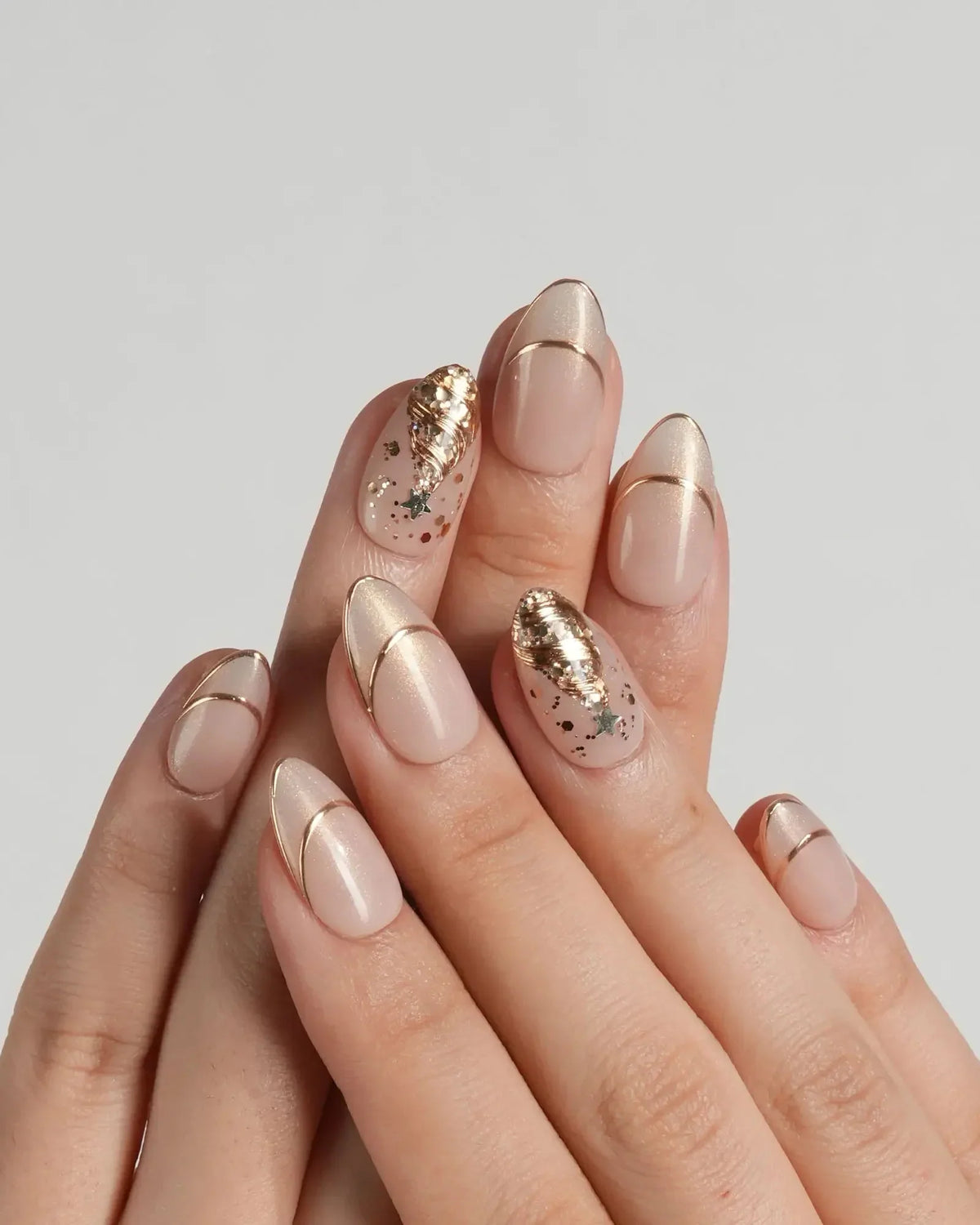 Glow as you Reusable Press On Nails
