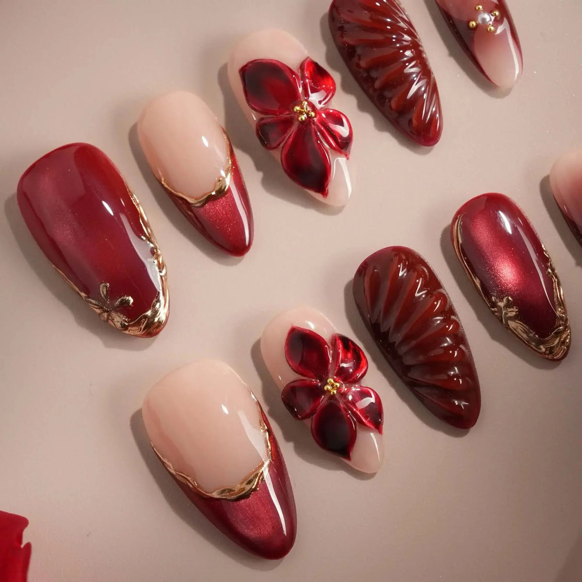 Lily Rouge Reusable Press On Nails