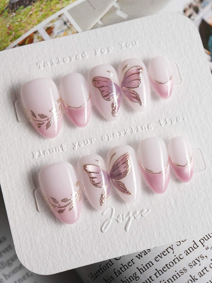 Fairy Wings Reusable Press On Nails