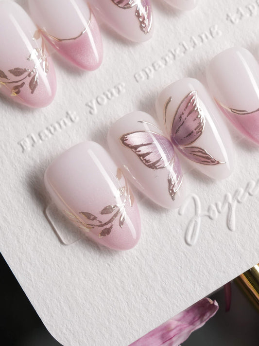 Fairy Wings Reusable Press On Nails