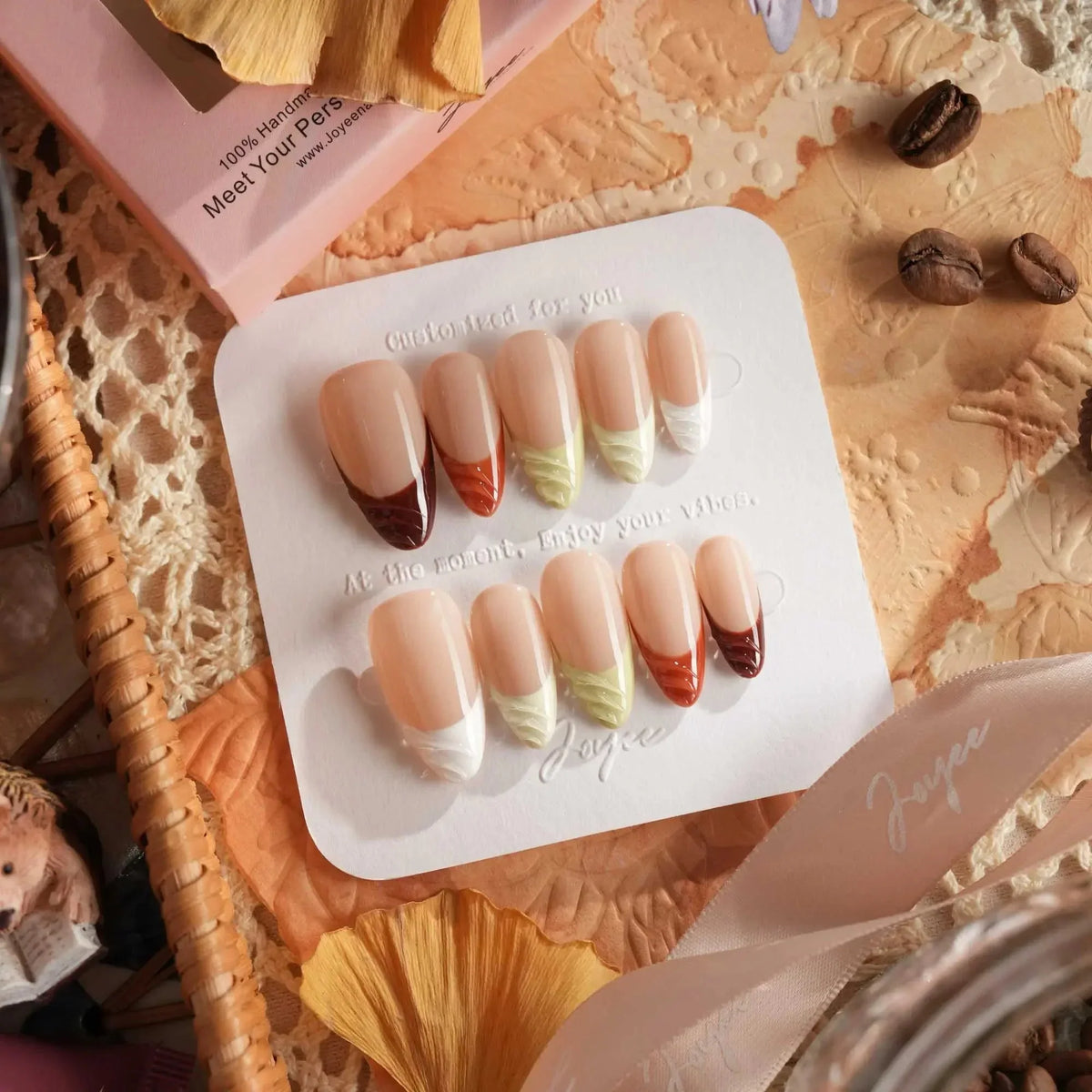 Fall Palette Reusable Press On Nails
