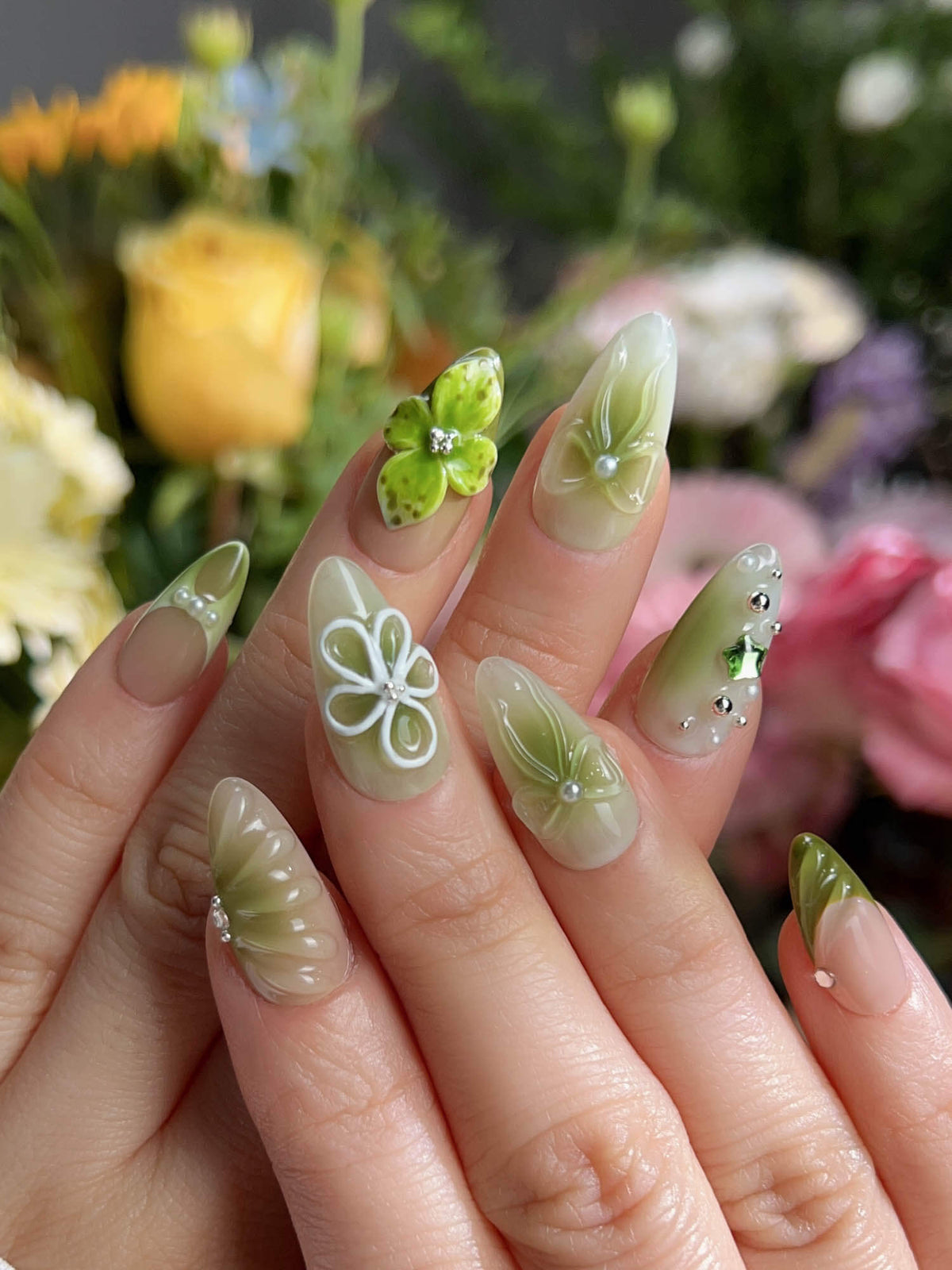 FourLeaf Rebel Clover Reusable Press On Nails