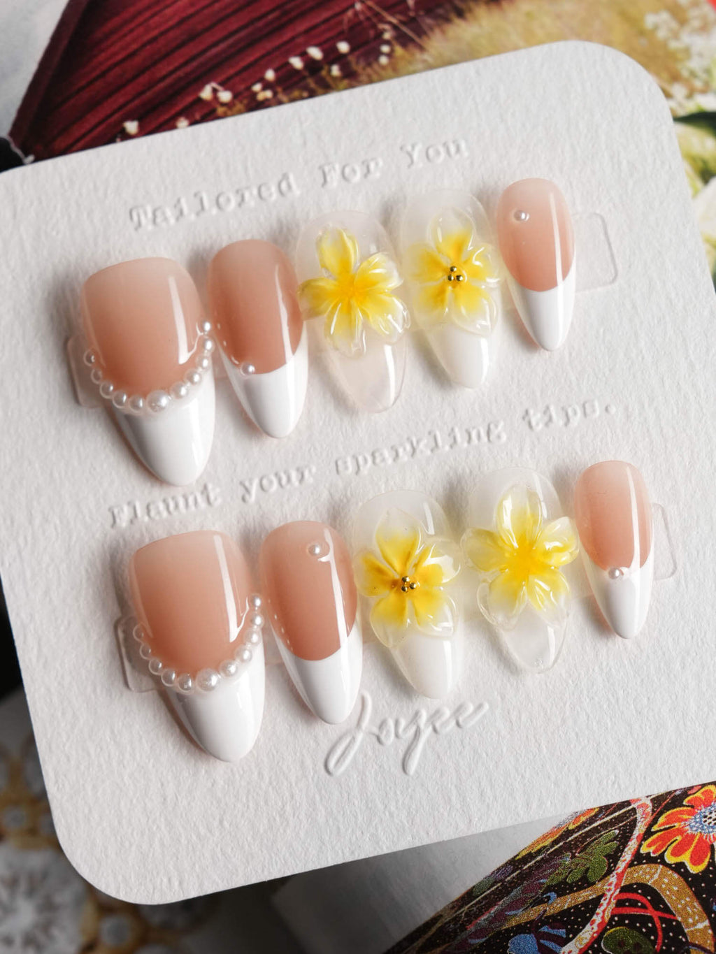 Fresh Spring Reusable Press On Nails