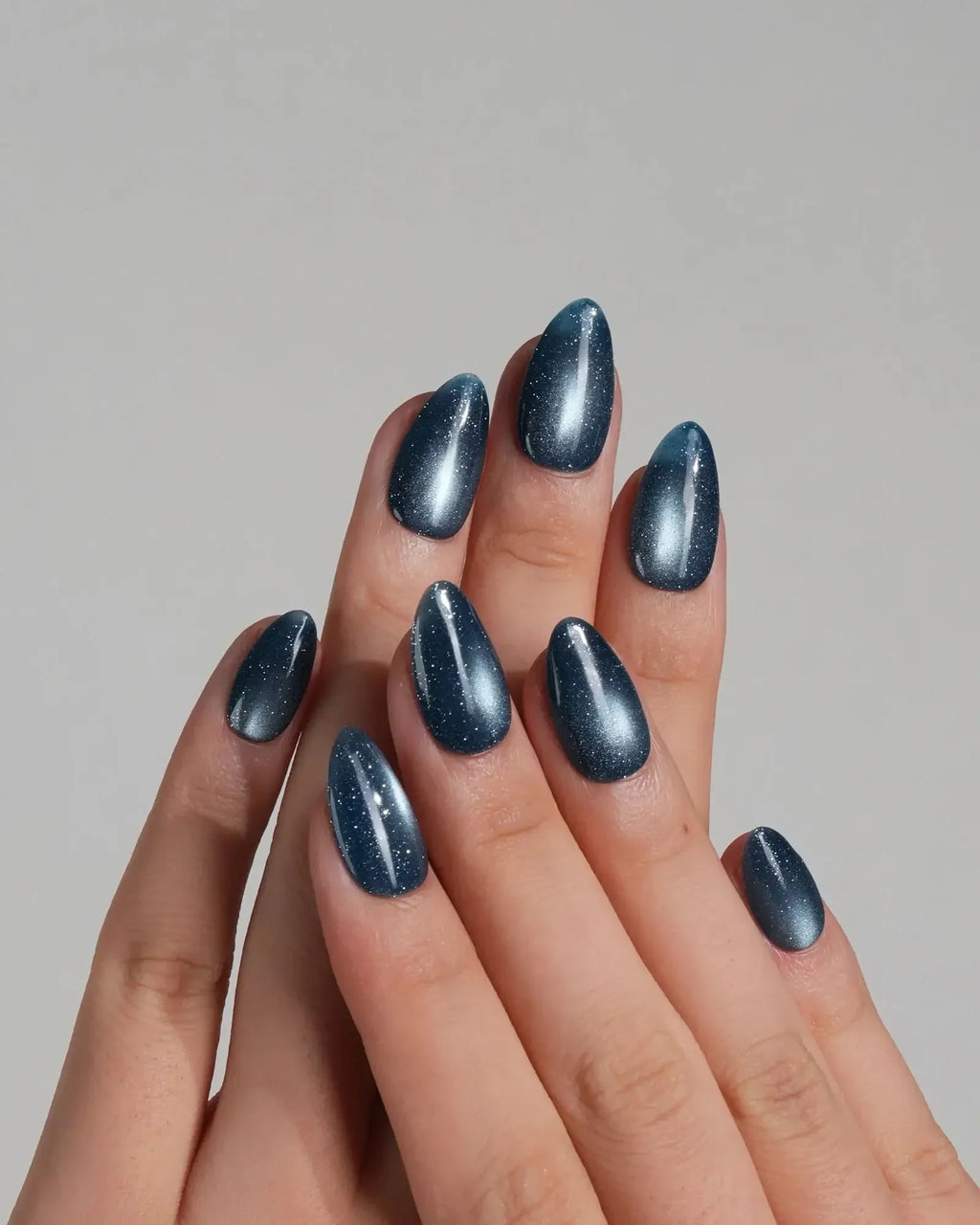 Glint Midnight Reusable Press On Nails