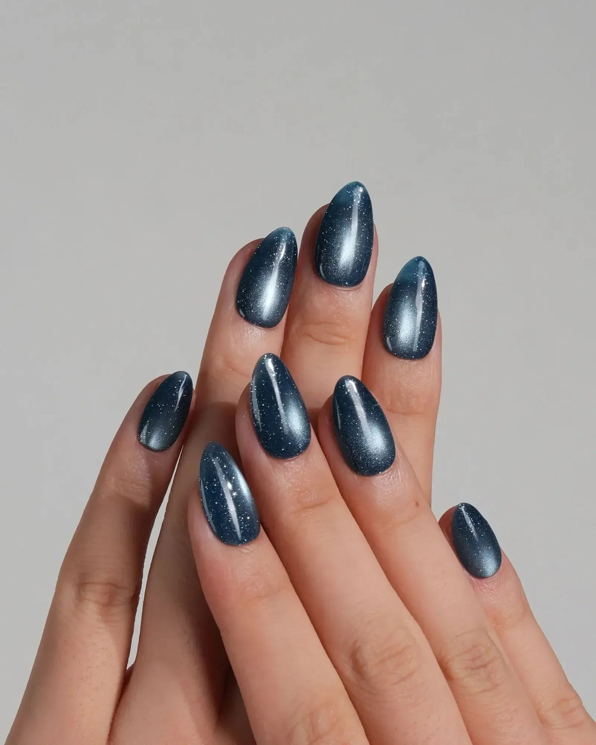 Glint Midnight Reusable Press On Nails
