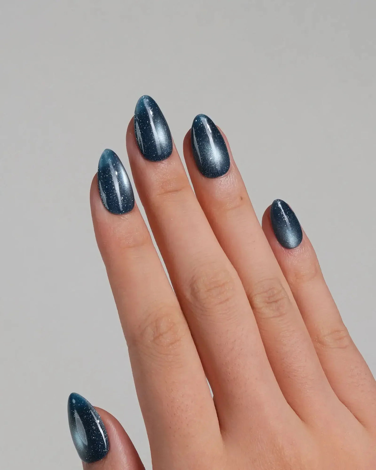 Glint Midnight Reusable Press On Nails