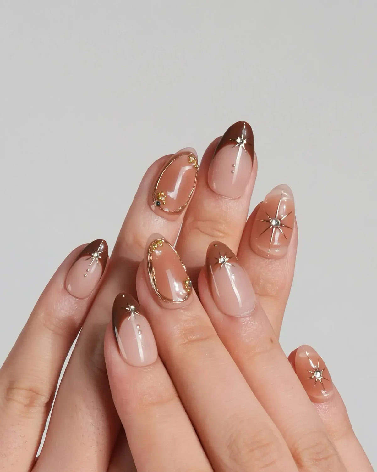 Fall makeup Reusable Press On Nails