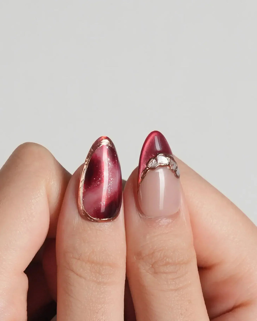 Molten Rouge Reusable Press On Nails