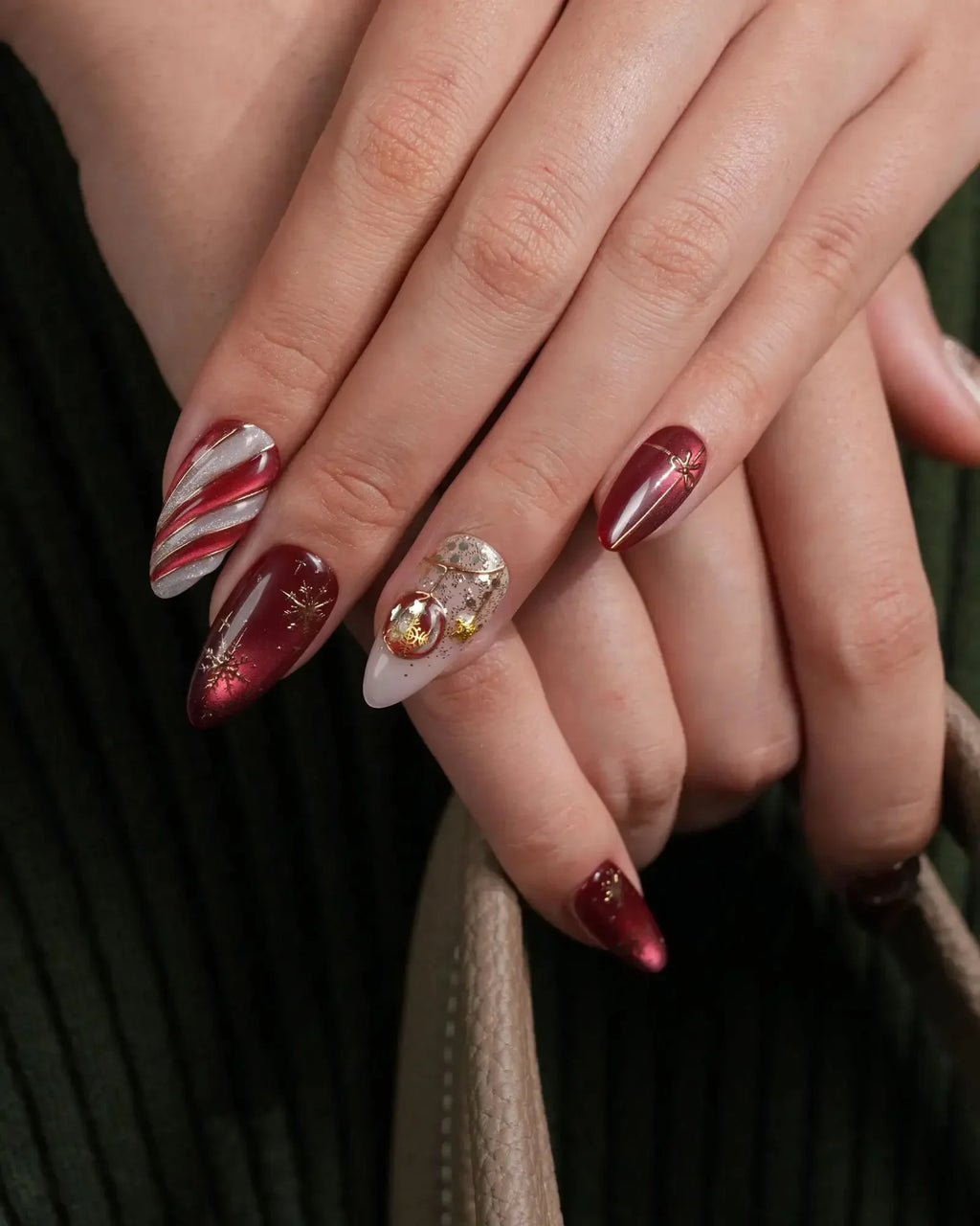 Ruby Night Reusable Press On Nails
