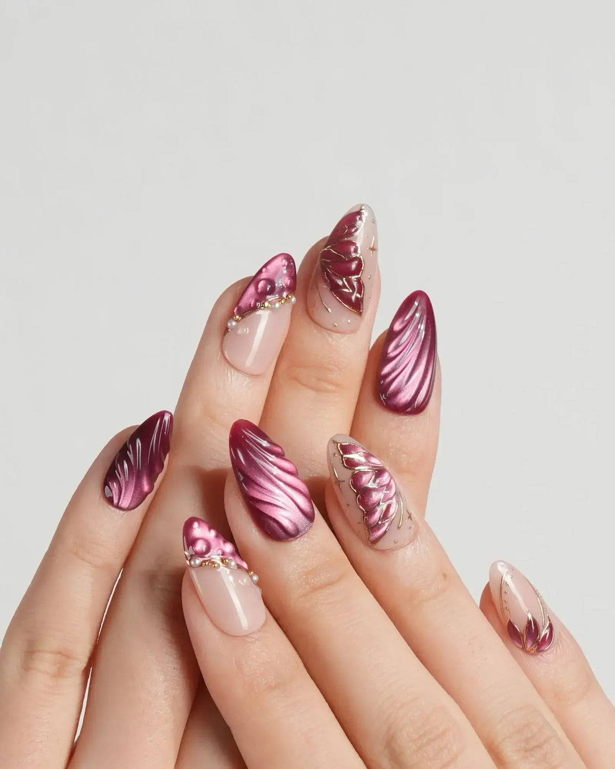 Velvet Flow Reusable Press On Nails