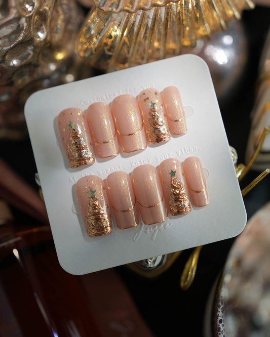 Glow as you Reusable Press On Nails