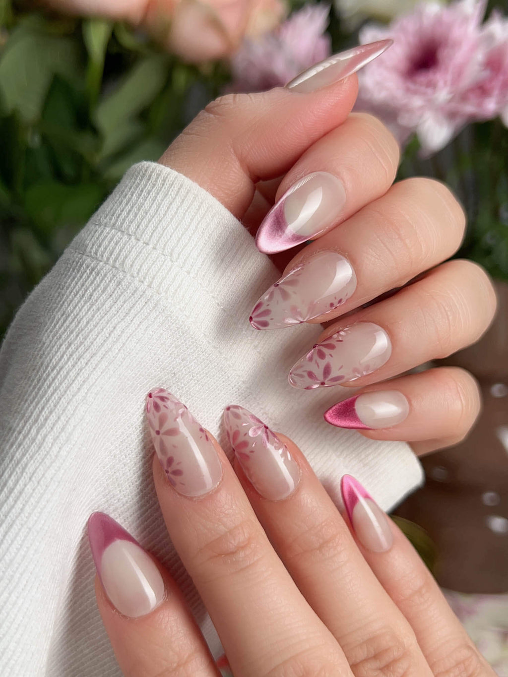 Glow Garden Reusable Press On Nails