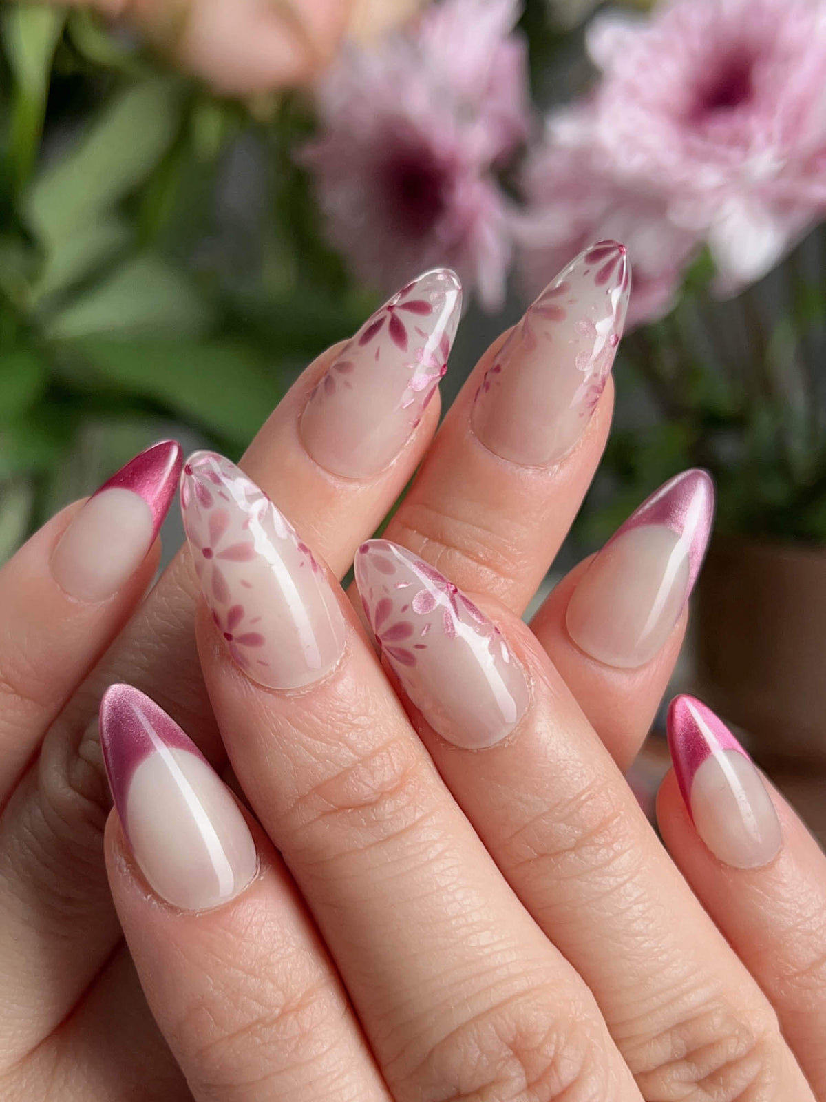 Glow Garden Reusable Press On Nails