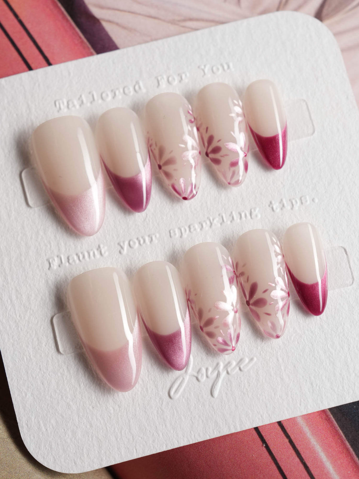 Glow Garden Reusable Press On Nails
