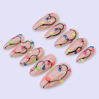 Glowie Nude Handmade Reusable Press On Nails