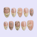Golden Hour Yellow Handmade Press On Nails