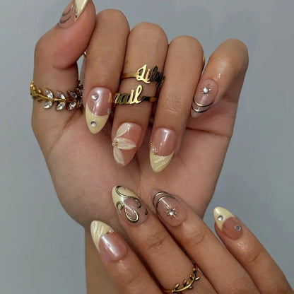 Golden Hour Yellow Handmade Press On Nails